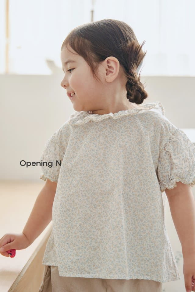 Opening & - Korean Children Fashion - #kidzfashiontrend - Small Flower Blouse - 12