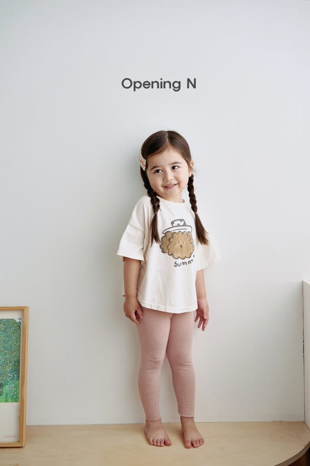 Opening & - Korean Children Fashion - #kidzfashiontrend - Skin Leggings - 6