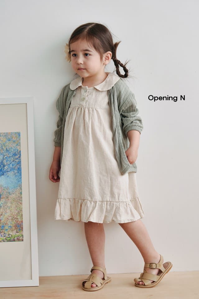Opening & - Korean Children Fashion - #kidzfashiontrend - Linen Classic One-piece - 11