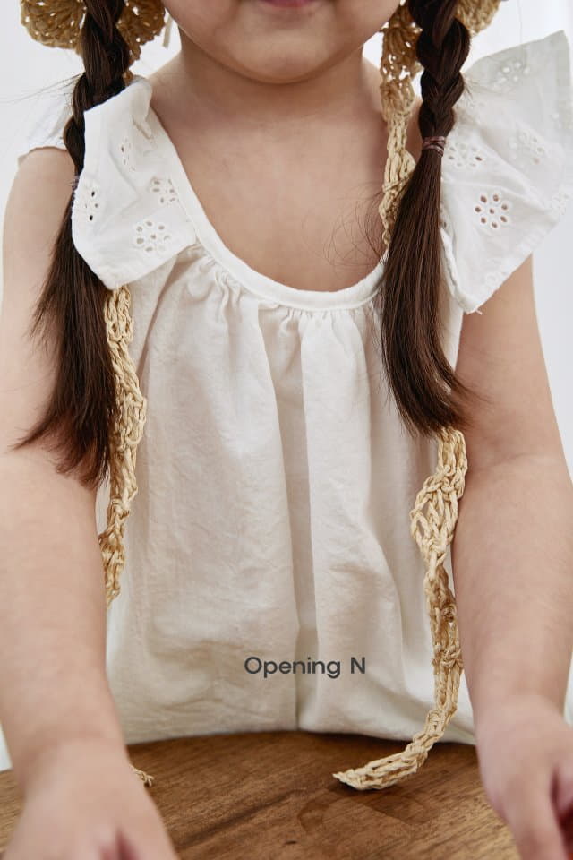 Opening & - Korean Children Fashion - #littlefashionista - Angel Sleeveless Blouse - 12