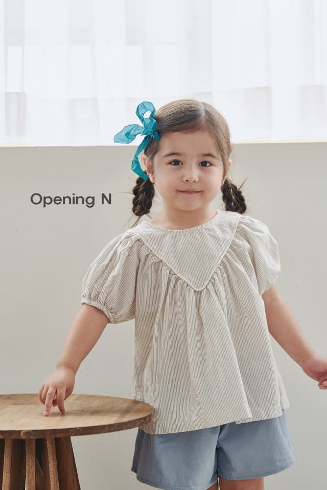 Opening & - Korean Children Fashion - #magicofchildhood - Classic Line Blouse - 5