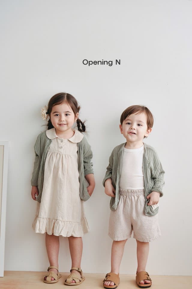 Opening & - Korean Children Fashion - #minifashionista - Jenny Cardigan