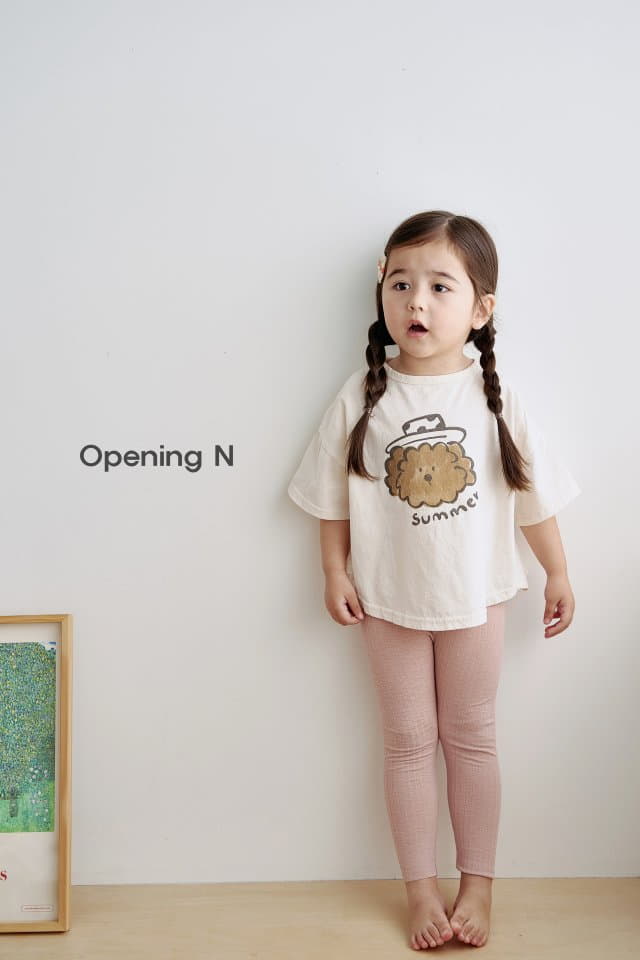 Opening & - Korean Children Fashion - #minifashionista - Skin Leggings - 10