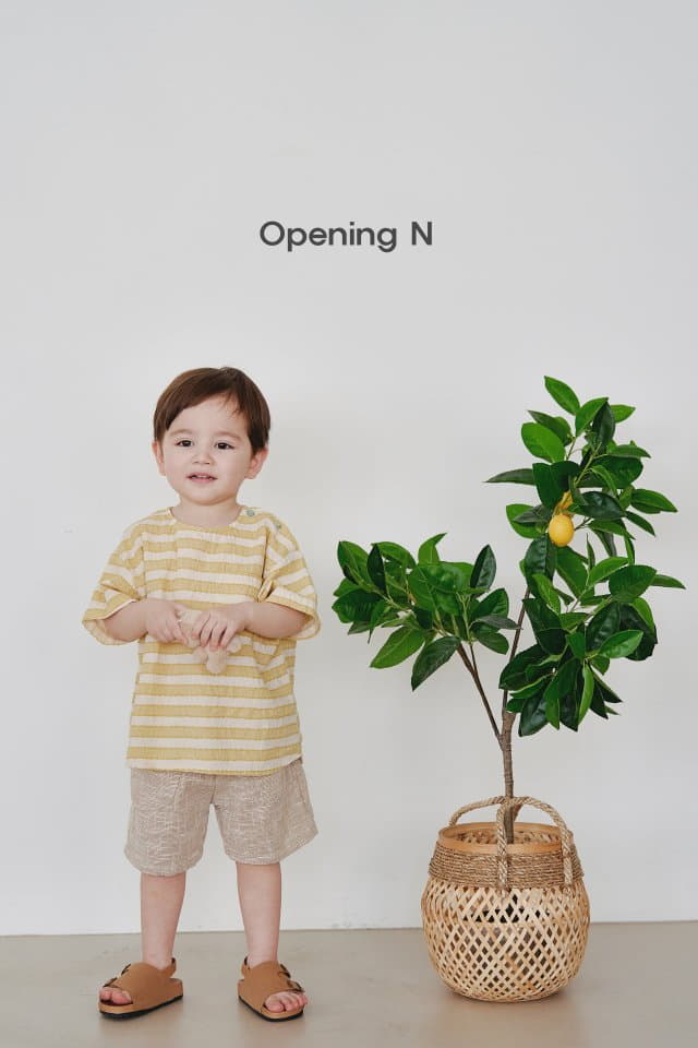 Opening & - Korean Children Fashion - #minifashionista - Sha Slub Pants - 8