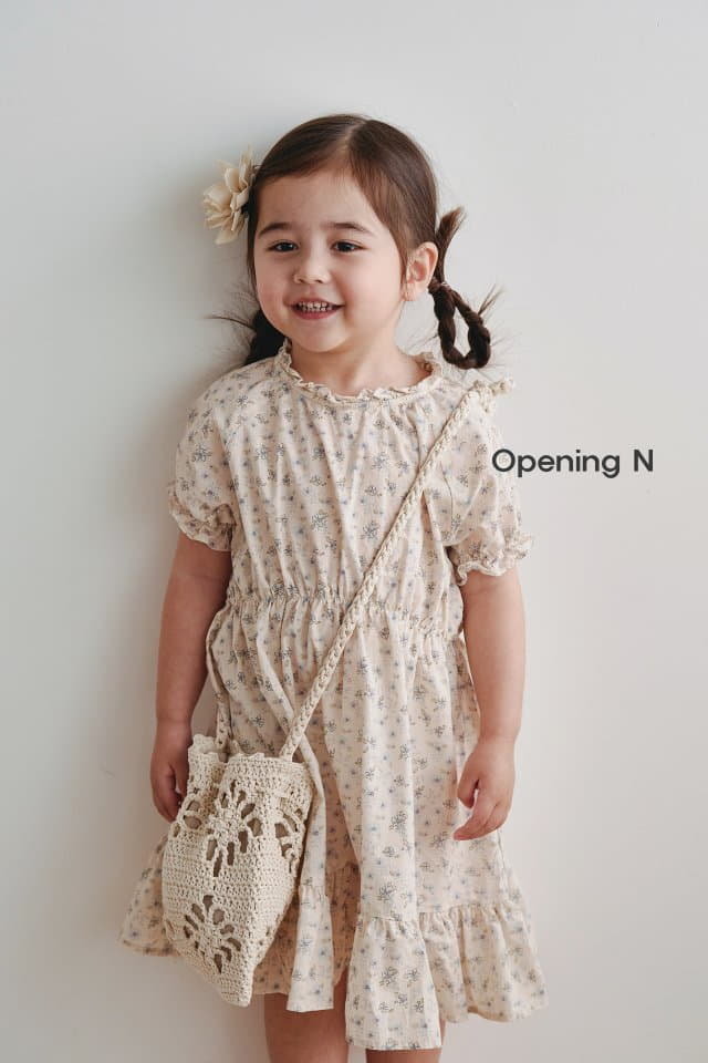 Opening & - Korean Children Fashion - #minifashionista - Lilly One-piece - 2