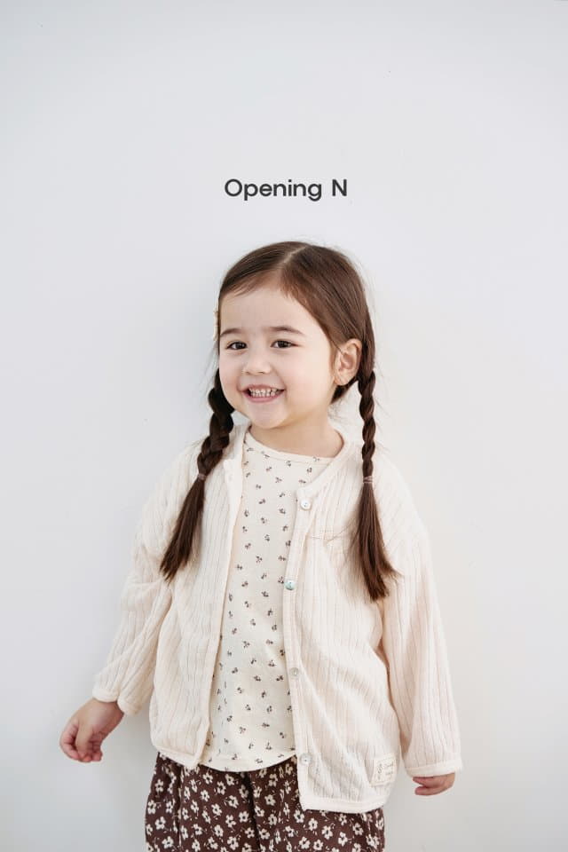 Opening & - Korean Children Fashion - #prettylittlegirls - Jenny Cardigan - 2