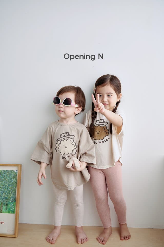 Opening & - Korean Children Fashion - #prettylittlegirls - Skin Leggings - 11