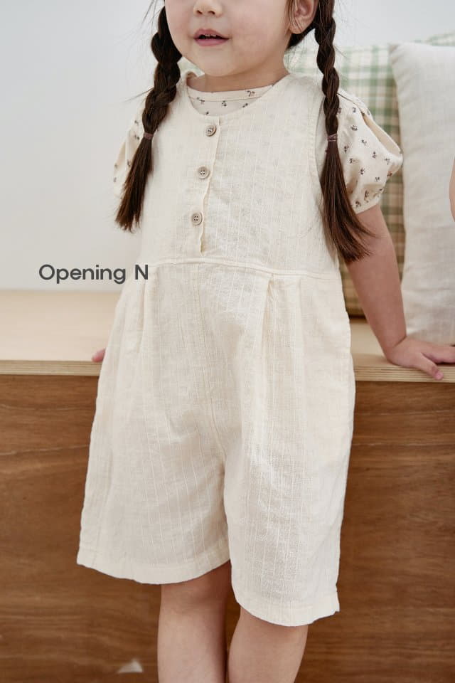 Opening & - Korean Children Fashion - #stylishchildhood - Lip Overalls - 8