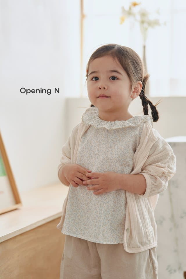 Opening & - Korean Children Fashion - #toddlerclothing - Small Flower Blouse - 4
