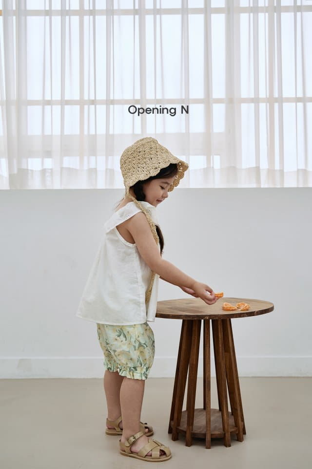 Opening & - Korean Children Fashion - #stylishchildhood - Angel Sleeveless Blouse - 2