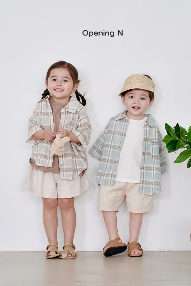Opening & - Korean Children Fashion - #stylishchildhood - Ani Day Shirt