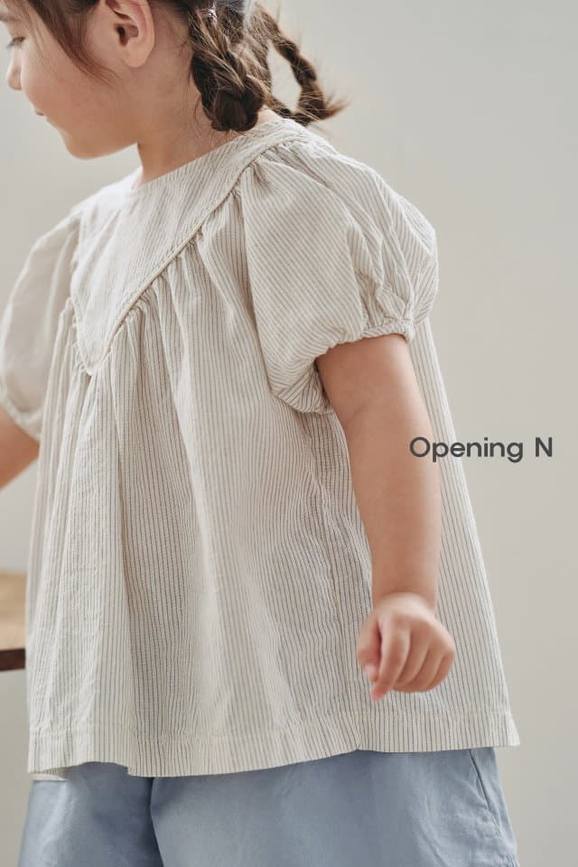 Opening & - Korean Children Fashion - #toddlerclothing - Classic Line Blouse - 9