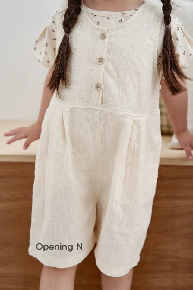 Opening & - Korean Children Fashion - #toddlerclothing - Lip Overalls - 7