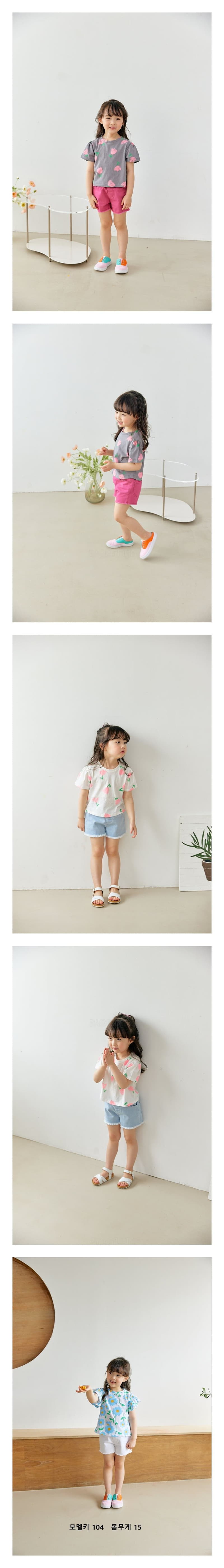 Orange Mom - Korean Children Fashion - #kidsshorts - Tulip Tee
