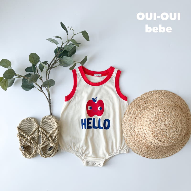 Oui Oui - Korean Baby Fashion - #babyboutique - Bebe Popo Bodysuit