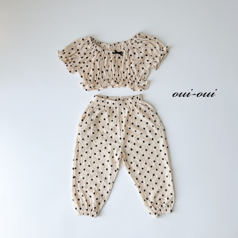 Oui Oui - Korean Children Fashion - #designkidswear - Candy Top Bottom Set - 8