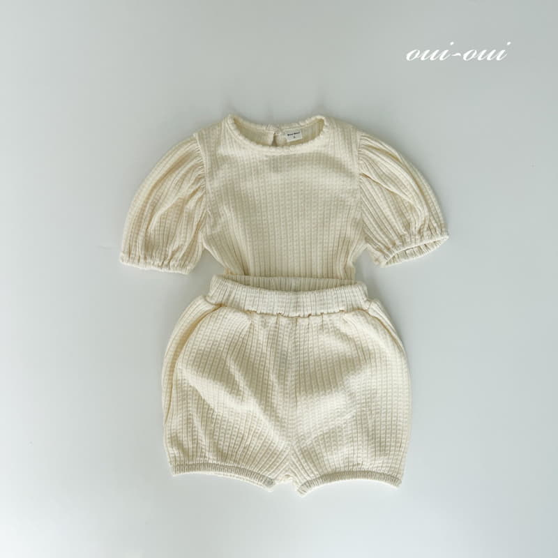 Oui Oui - Korean Children Fashion - #littlefashionista - Lona Top Bottom Set - 2