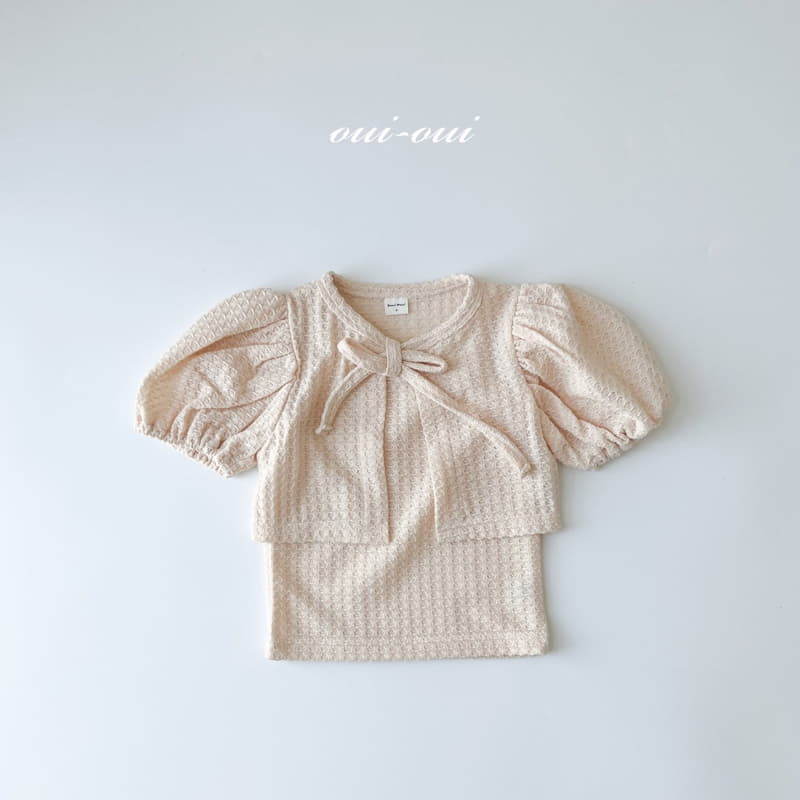 Oui Oui - Korean Children Fashion - #toddlerclothing - Salut Top Bottom Set - 5