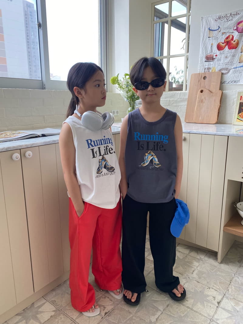 Our - Korean Children Fashion - #childofig - Runner Sleeveless - 2