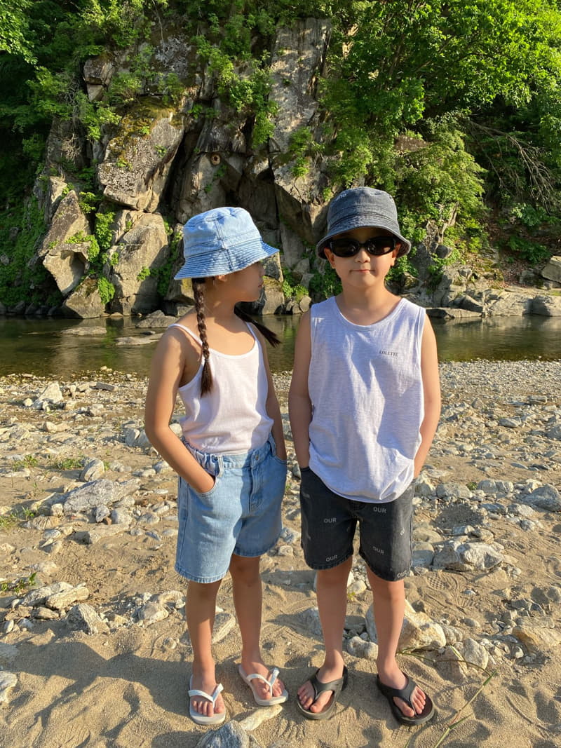 Our - Korean Children Fashion - #kidzfashiontrend - Denim Bucket Hat - 2