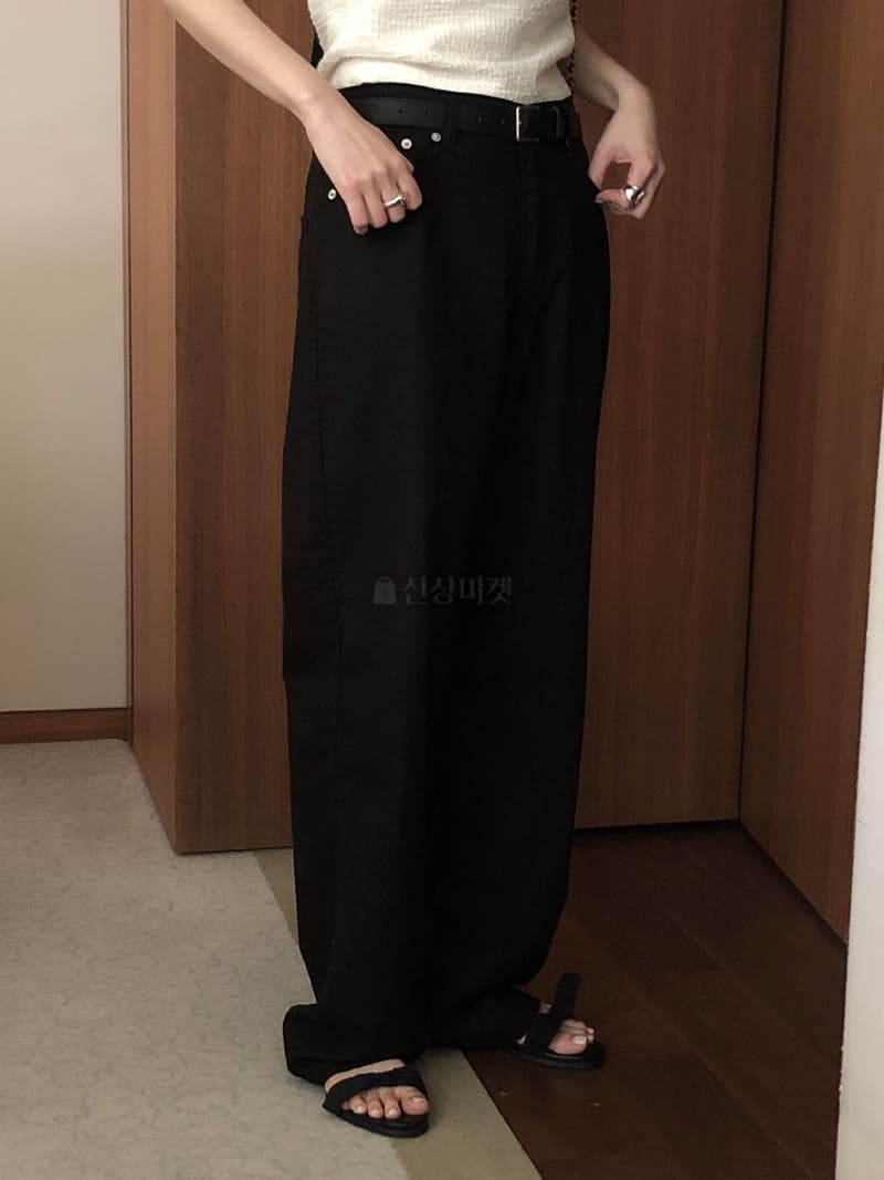 Overclassic - Korean Women Fashion - #momslook - Summer Wide Jeans