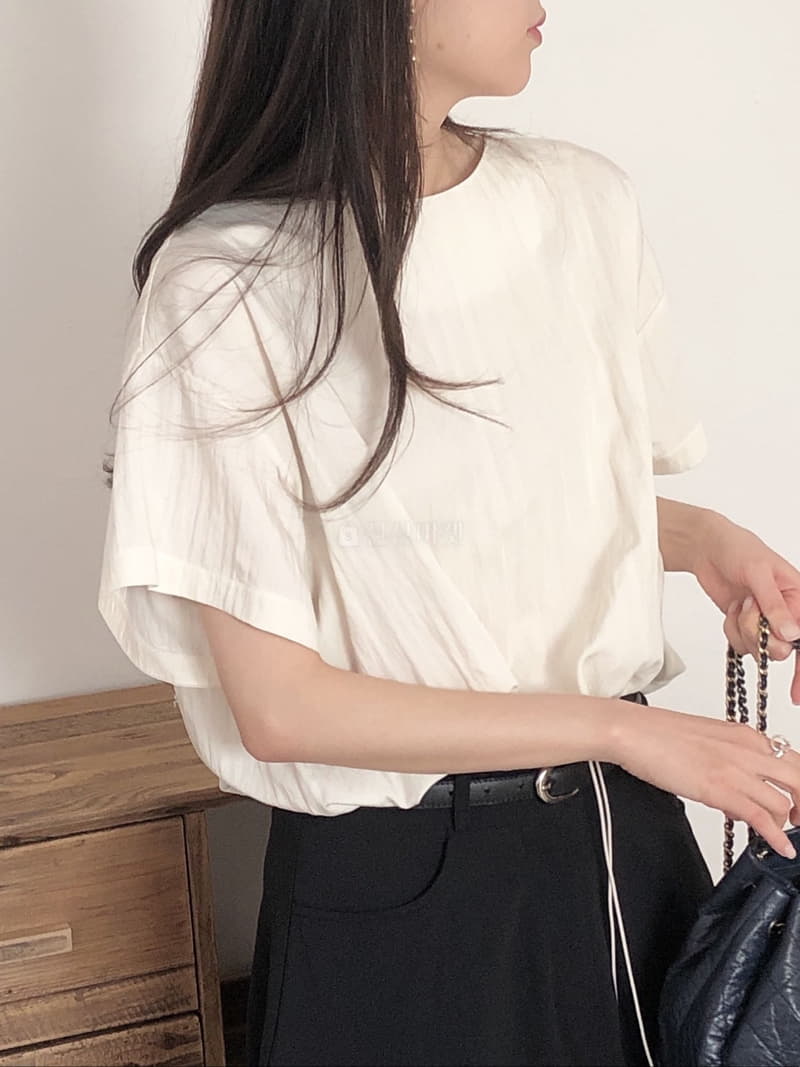 Overclassic - Korean Women Fashion - #momslook - String Blouse - 6
