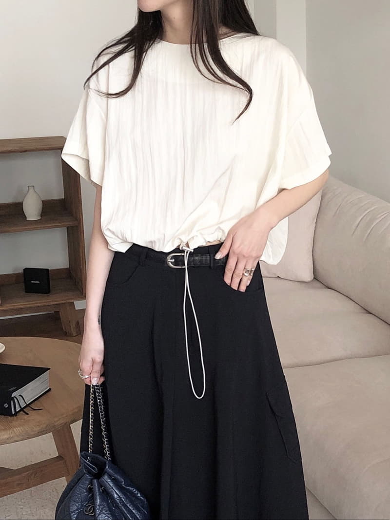 Overclassic - Korean Women Fashion - #momslook - String Blouse - 8