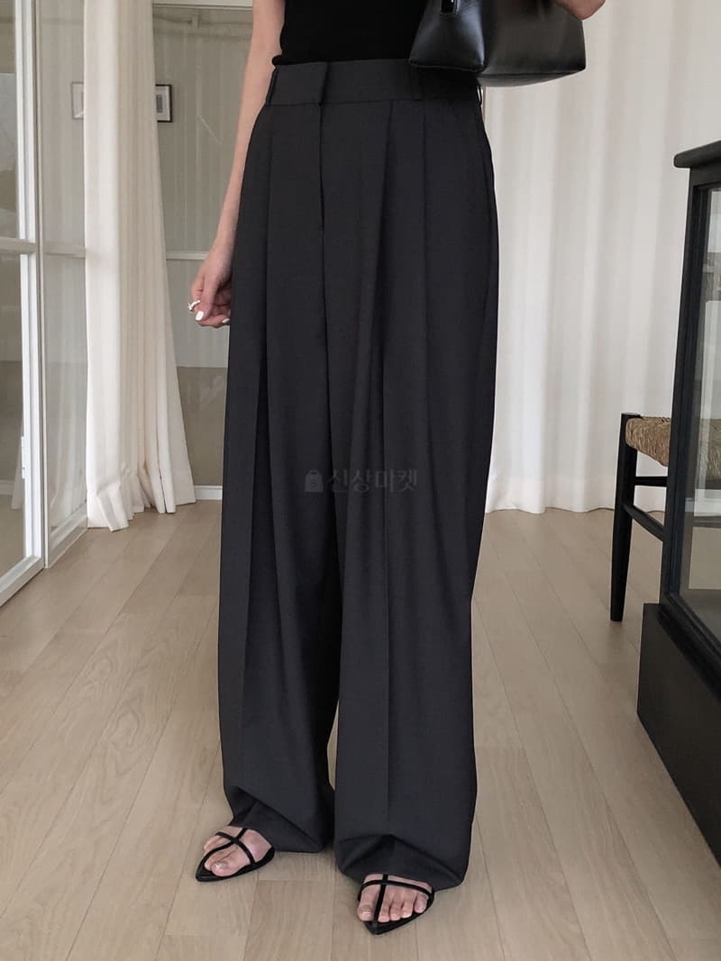 Overclassic - Korean Women Fashion - #momslook - Lon Wide Pants - 3