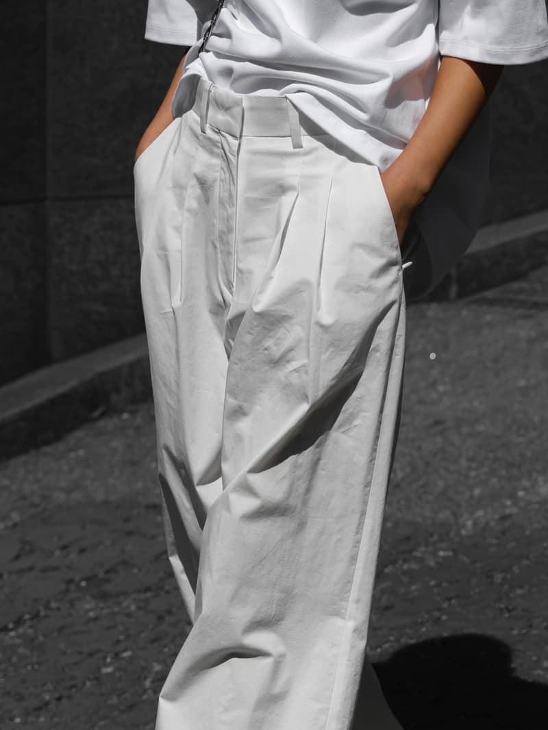 Paper Moon - Korean Women Fashion - #momslook - Two Pintuck Pants - 11