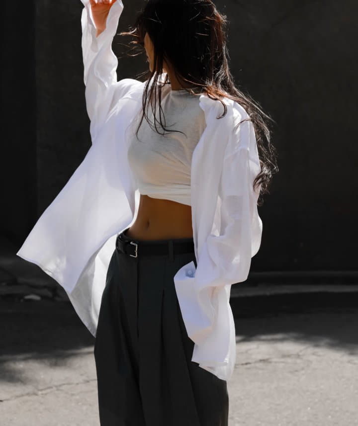 Paper Moon - Korean Women Fashion - #momslook - Vivid Shirt
