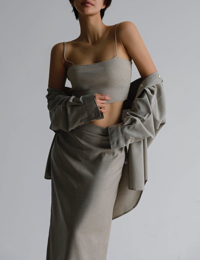 Paper Moon - Korean Women Fashion - #thelittlethings - Maxi Length Straight Pencil Line Skirt - 4