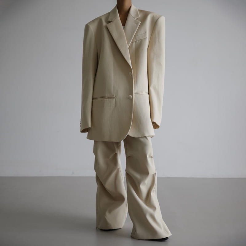Paper Moon - Korean Women Fashion - #restrostyle - LUX Heavy Texture Wide Cargo Trousers - 3