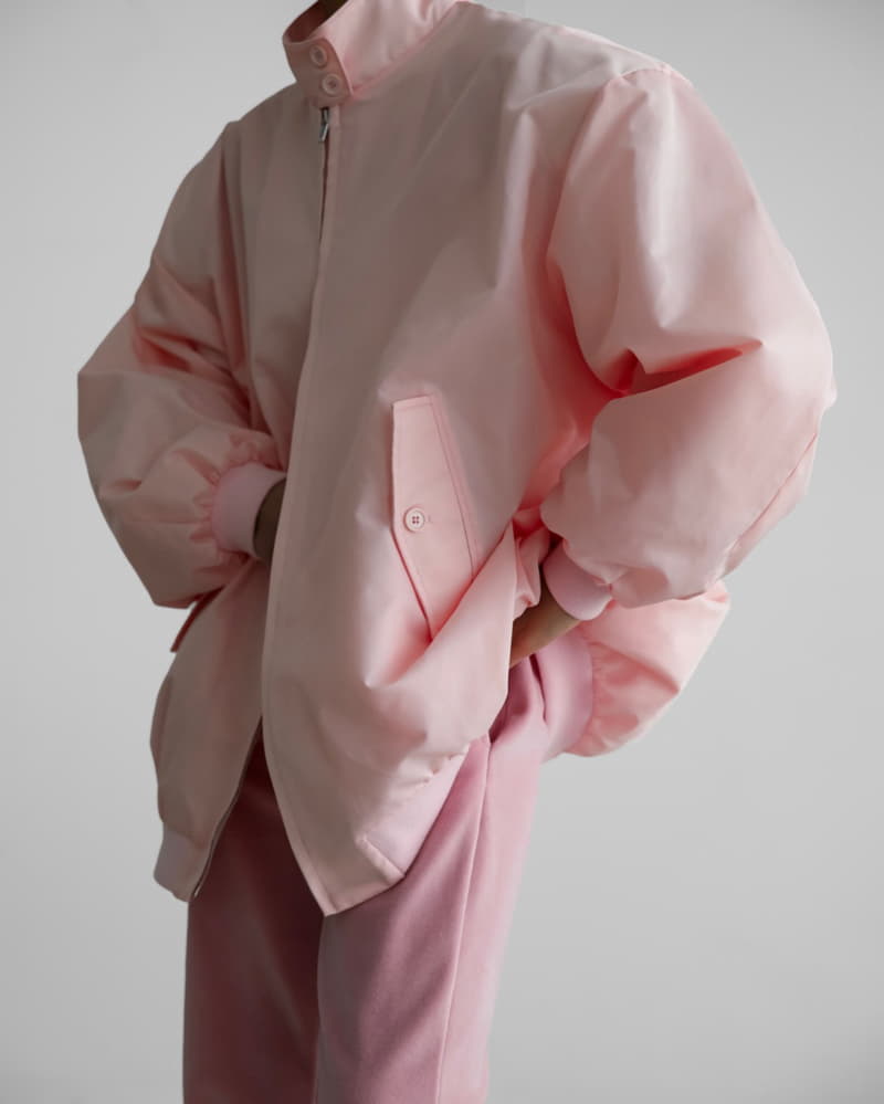 Paper Moon - Korean Women Fashion - #thatsdarling - Pad Baracuta Jacket - 2