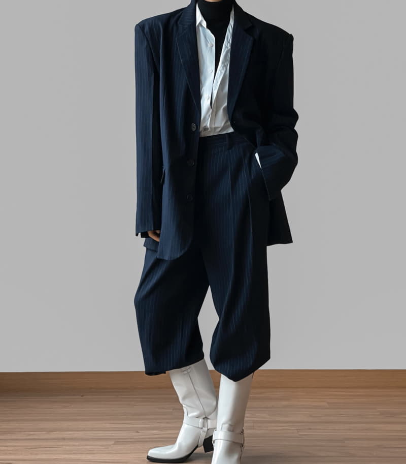 Paper Moon - Korean Women Fashion - #thelittlethings - Pin Stripes Jacket