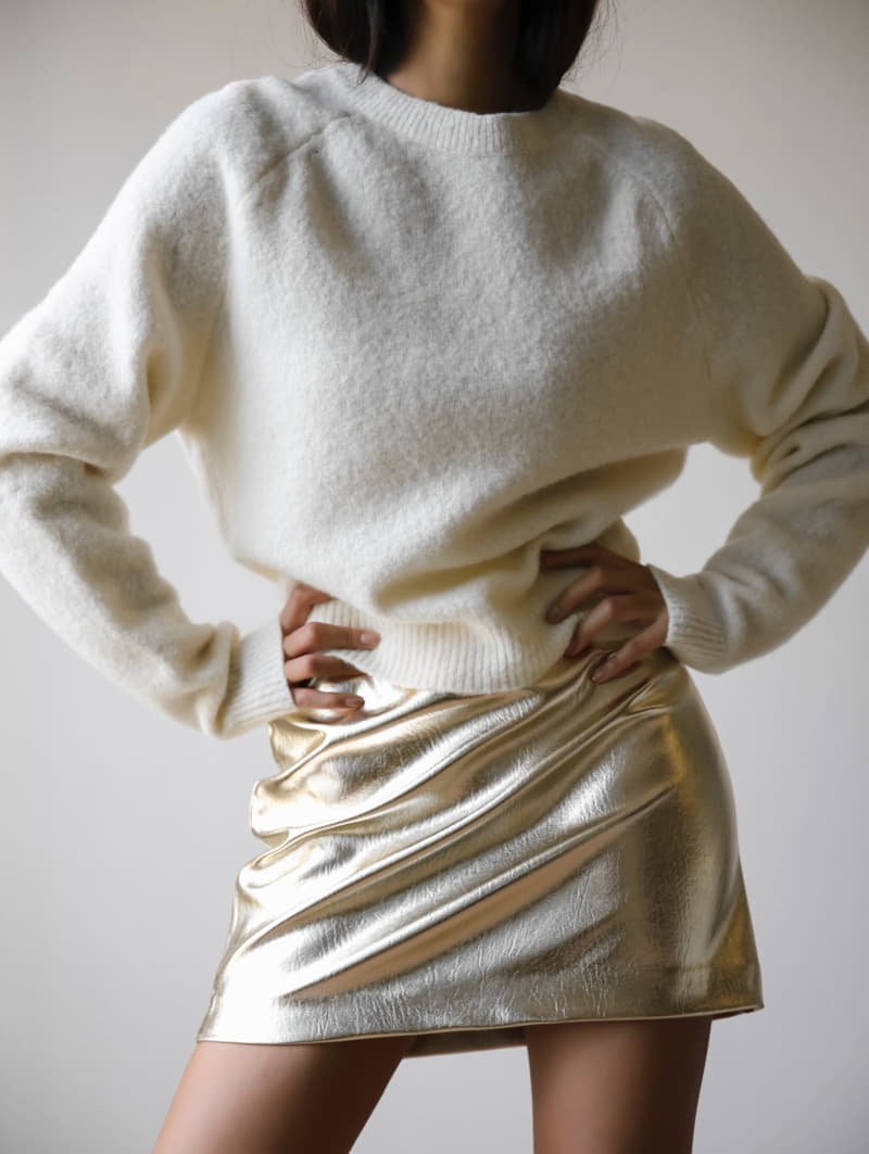 Paper Moon - Korean Women Fashion - #womensfashion - Matalic Skirt - 11