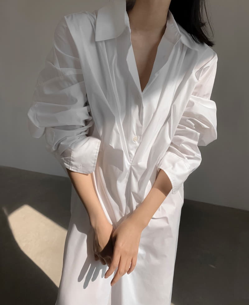 Paper Moon - Korean Women Fashion - #womensfashion - Front Shirt One-piece