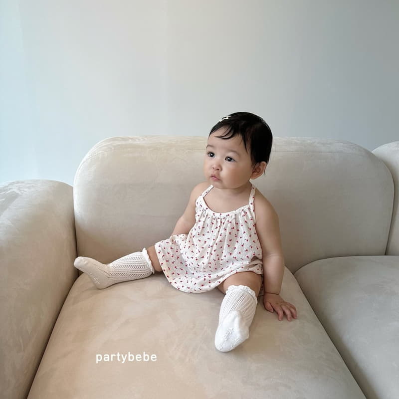 Party Kids - Korean Baby Fashion - #babyoutfit - Mini Tulip Top Bottom Set - 7