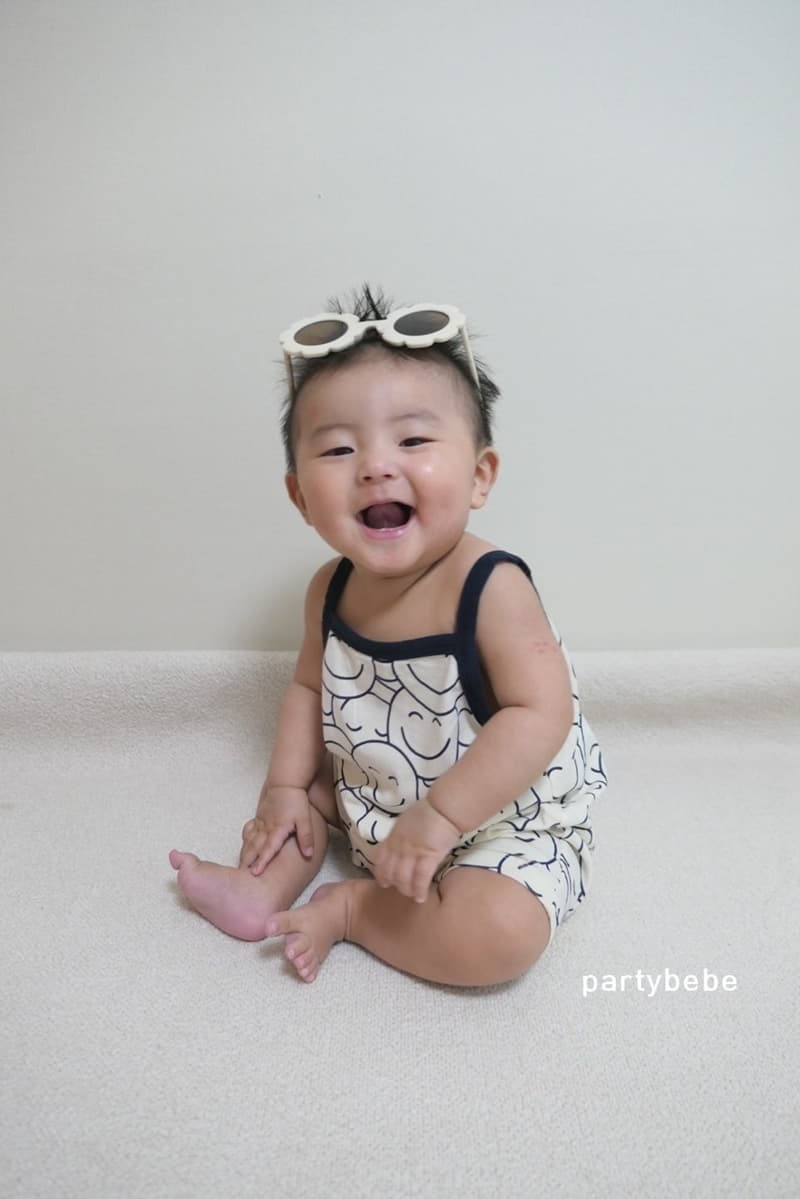 Party Kids - Korean Baby Fashion - #babyoutfit - Smile Bodysuit - 5