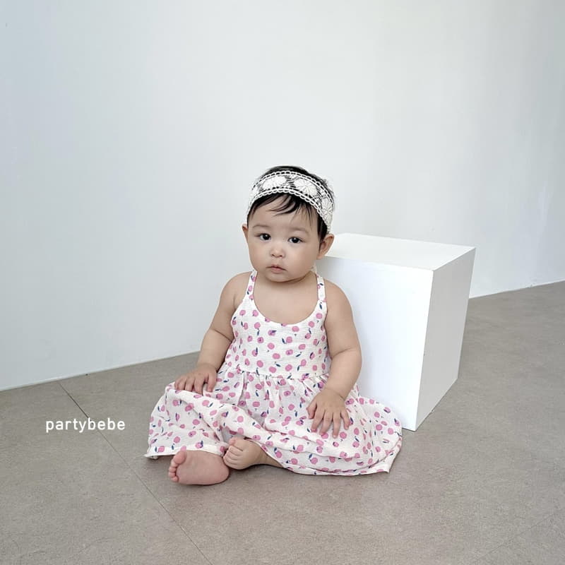 Party Kids - Korean Children Fashion - #Kfashion4kids - Mini Apple One-piece - 7