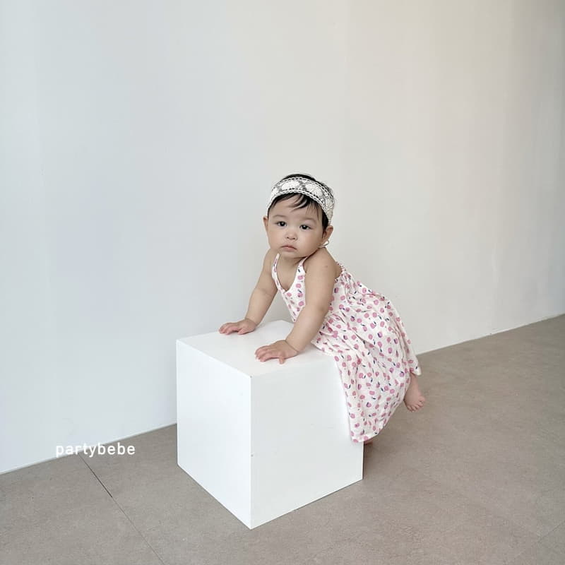 Party Kids - Korean Children Fashion - #designkidswear - Mini Apple One-piece
