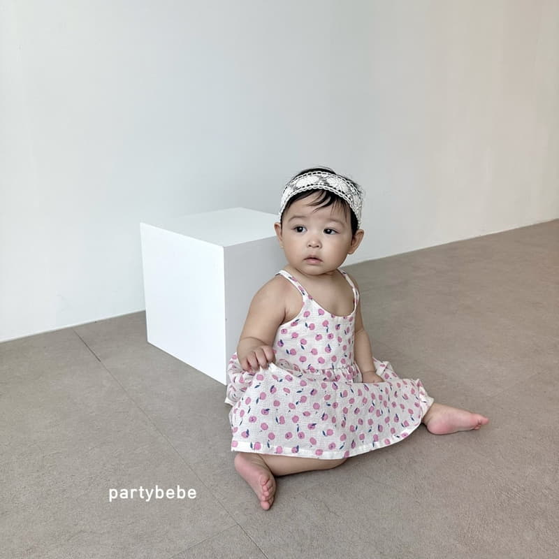 Party Kids - Korean Children Fashion - #kidsstore - Mini Apple One-piece - 5