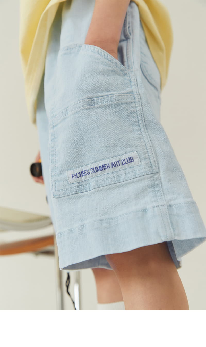Peach-Cream - Korean Junior Fashion - #discoveringself - Daven Denim Shorts