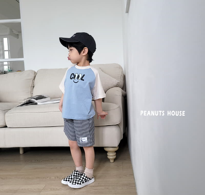 Peanuts - Korean Children Fashion - #kidzfashiontrend - Check Shorts - 4