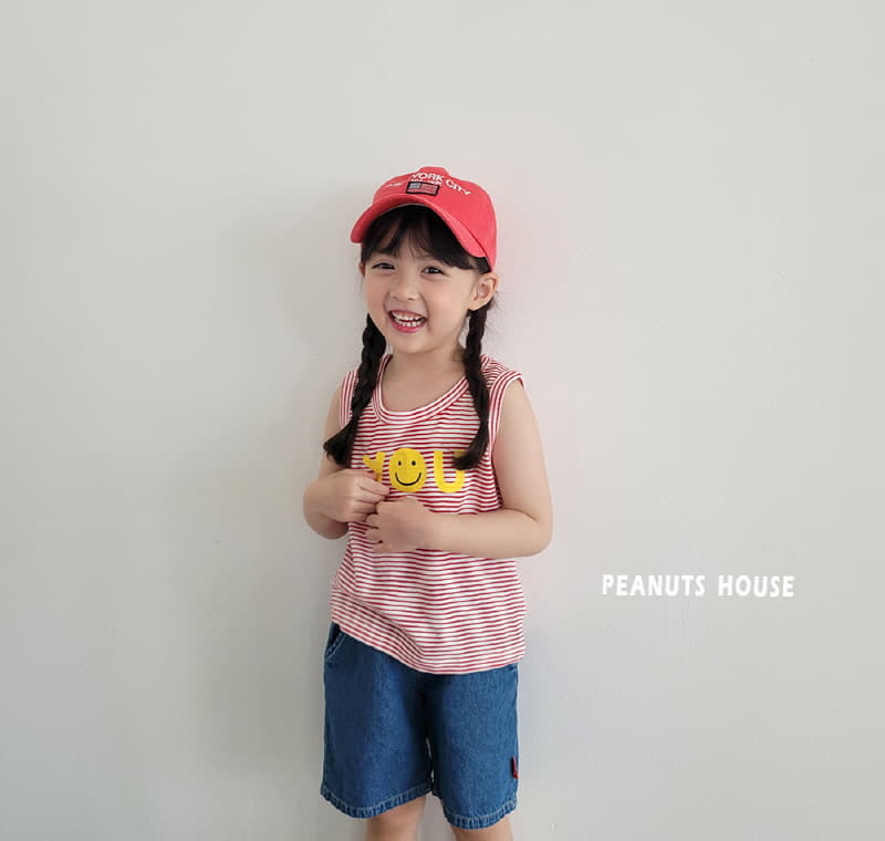 Peanuts - Korean Children Fashion - #designkidswear - Stripes Sleeveless - 5
