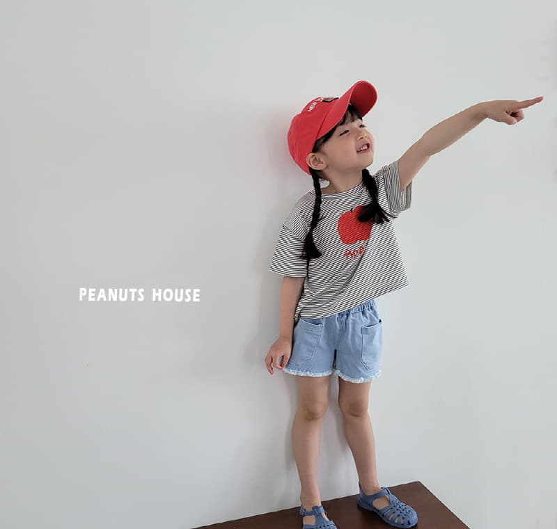 Peanuts - Korean Children Fashion - #discoveringself - Apple Tee - 3
