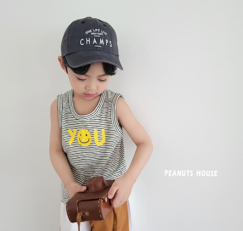 Peanuts - Korean Children Fashion - #kidsshorts - Stripes Sleeveless - 8