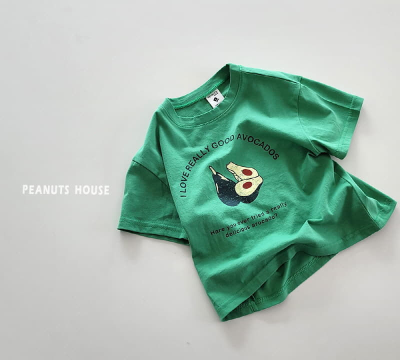 Peanuts - Korean Children Fashion - #kidsstore - Avocado Tee - 12