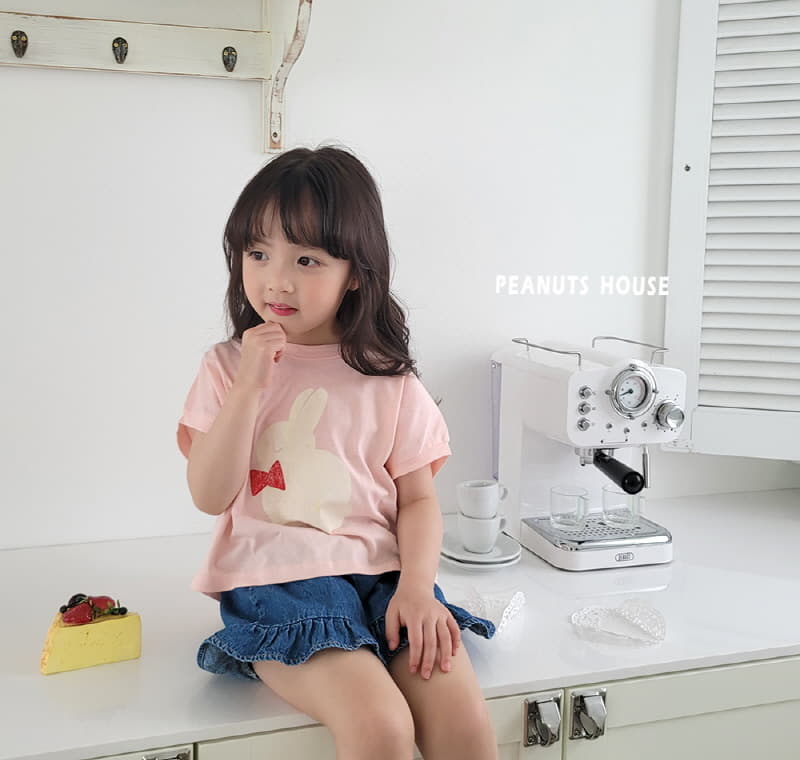Peanuts - Korean Children Fashion - #kidsstore - Ribbon Rabbit Tee - 7