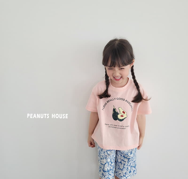Peanuts - Korean Children Fashion - #littlefashionista - Avocado Tee