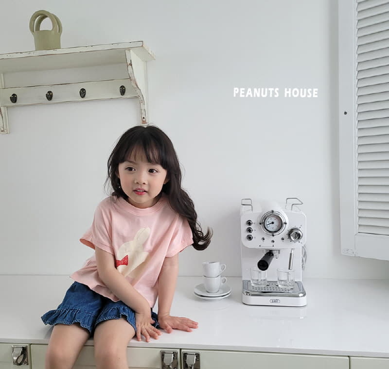 Peanuts - Korean Children Fashion - #littlefashionista - Ribbon Rabbit Tee - 10